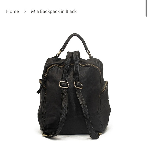 Bolsa Nova Momma Mia Backpack in Black NWT main image 13